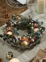 Next Dibor Berry Centrepiece Candle Holder Wreath- Buy online at McGrocer