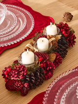 Next Dibor Cinnamon Pine Candle Holder Trio- Buy online at McGrocer