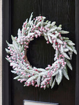 Next Dibor Hampton Frosted Berries Christmas Wreath 50cm- Buy online at McGrocer