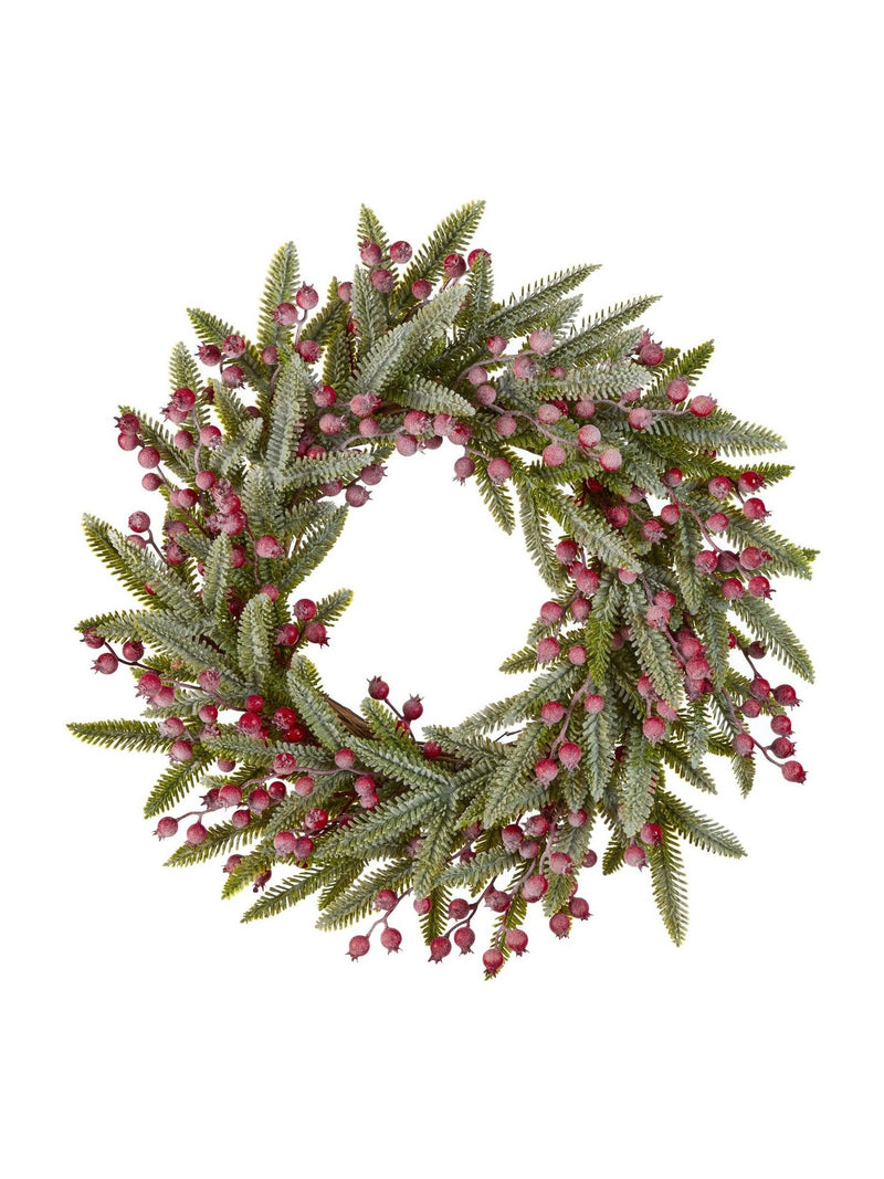 Dibor frosted berries wreath 50cm - British product