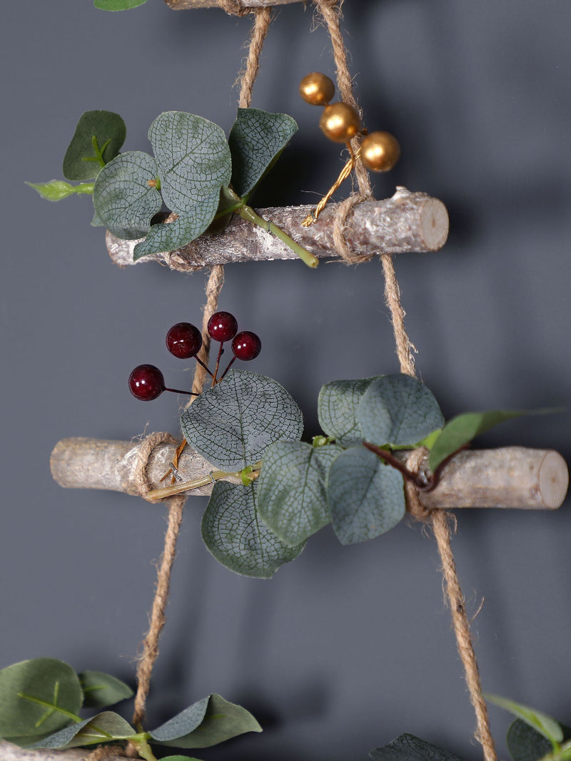 Dibor eucalyptus Christmas tree ladder wall hanging - British product