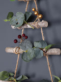 Dibor eucalyptus Christmas tree ladder wall hanging - British product