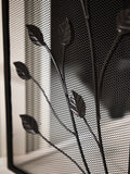 Dibor black leaf vine three fold firescreen - British product
