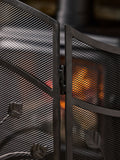 Dibor black leaf vine three fold firescreen - British product