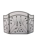 Dibor black leaf vine three fold firescreen - British product