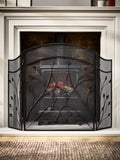 Dibor black leaf vine three fold firescreen - British product