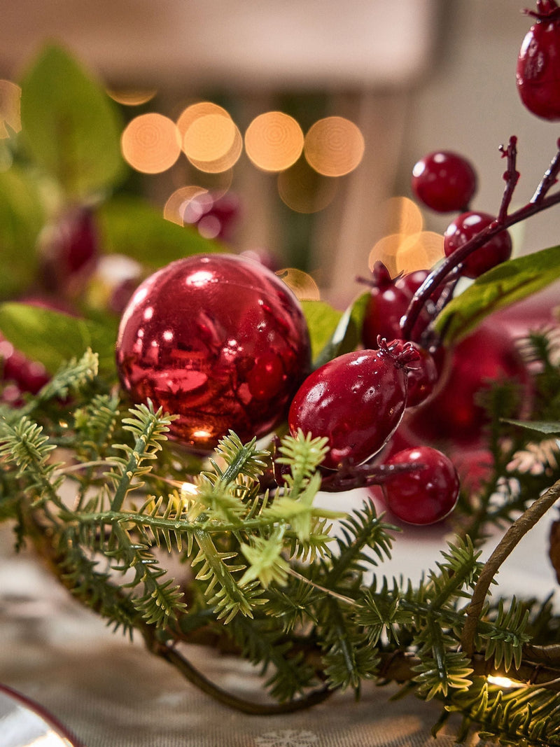 Dibor PreLit Christmas Garland 150cm, imported from the UK