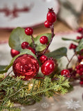 Dibor PreLit Christmas Garland 150cm, imported from the UK