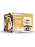 Daewoo 3-layer food steamer 9L 1200W, imported from the UK