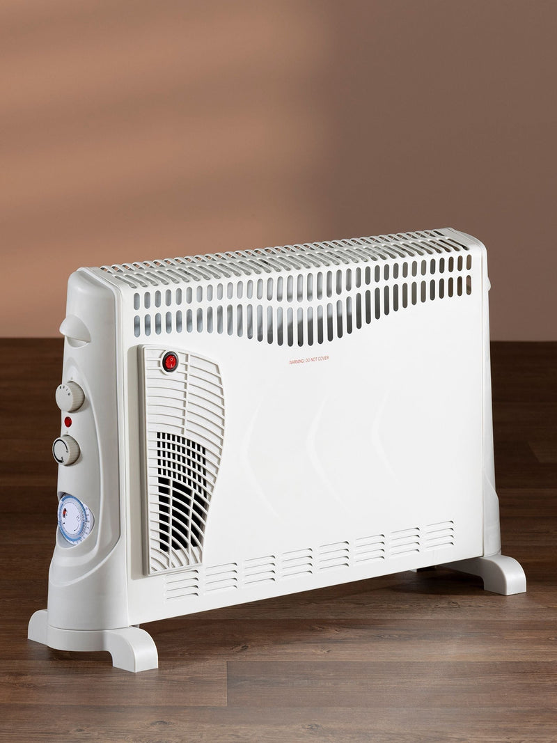 Daewoo white convector heater 2000W, UK version