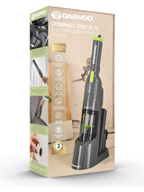 Next Daewoo Grey Cyclone Compact Pro 11.1V Cordless Handheld Vacuum Cleaner- Buy online at McGrocer