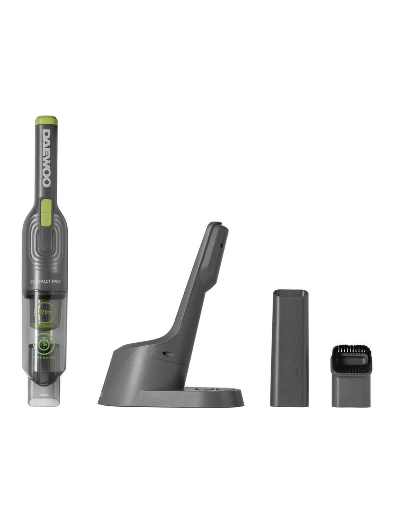 Daewoo Grey Cyclone Compact Pro handheld vacuum cleaner (British brand)