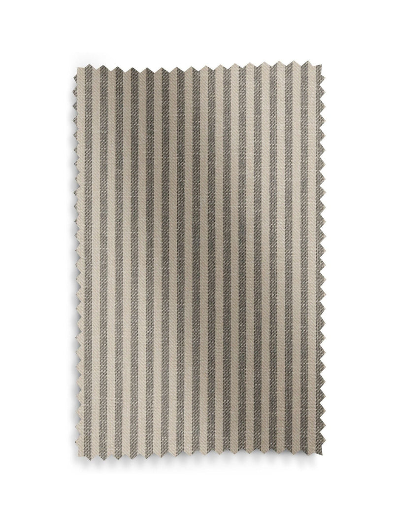 Grey Stitch Stripe Roman blind made to measure, imported from the UK