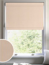 Next Pink Stitch Stripe Dusky Made to Measure Roman Blind- Buy online at McGrocer