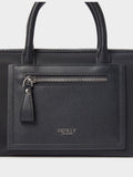 Osprey London black Mini Linear tote bag, imported from the UK