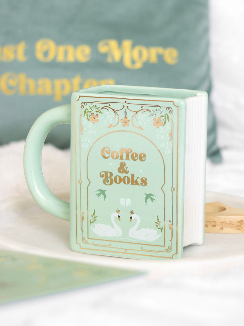 Something Different green book-shaped mug 450ml, imported from the UK