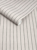 Assembled Pin Stripe Natural wallpaper sample A4 (British brand)