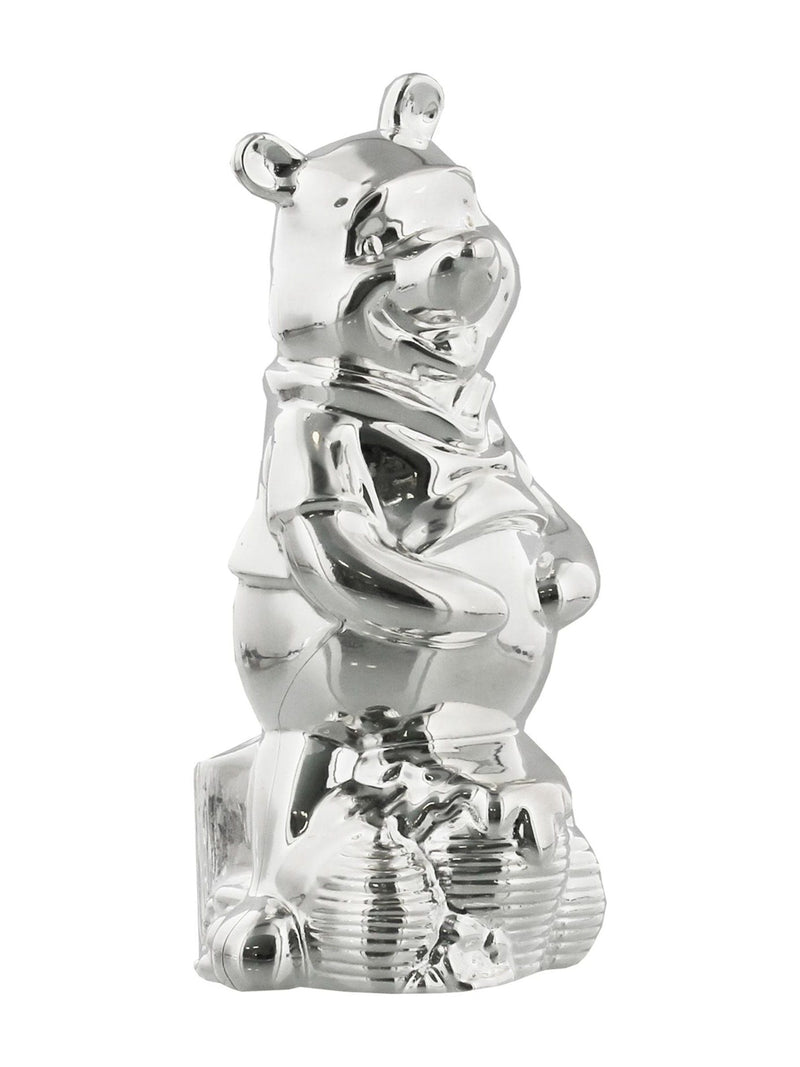 Widdop silverplated Winnie the Pooh money box 14.5cm (British brand)