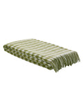 Laura Ashley olive green Knapton check throw 170x130cm, UK version