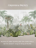 Graham & Brown Jungle Palm mural 2.5m x 4m - British product