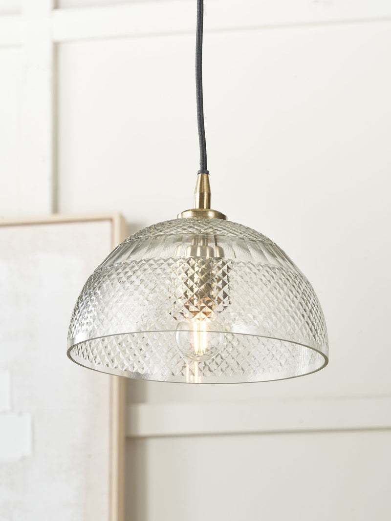 Pacific Giselle pendant ceiling light with diamond design - British product