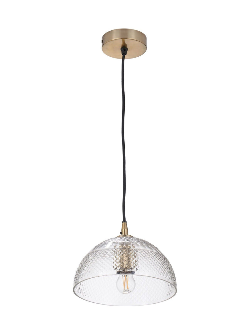 Pacific Giselle pendant ceiling light with diamond design - British product