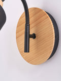 Pacific Juna wall light black fabric shade (British brand)