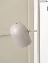 Next Pacific Grey Finn Metal Cloche Two Head Floor Lamp- Buy online at McGrocer