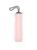 Victoria's Secret pink stripe collapsible umbrella with wrist strap (British brand)