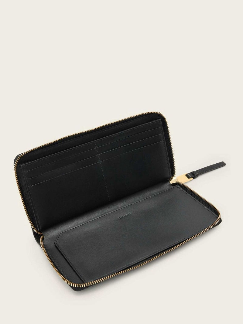AllSaints black travel purse, imported from the UK