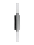 Eglo black bathroom mirror light with built-in LEDs - British product