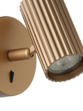 Eglo Matte Brass Portillo wall spotlight, aluminium steel - UK version