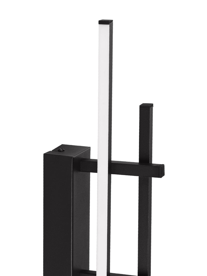 Eglo black linear LED wall light, imported from the UK