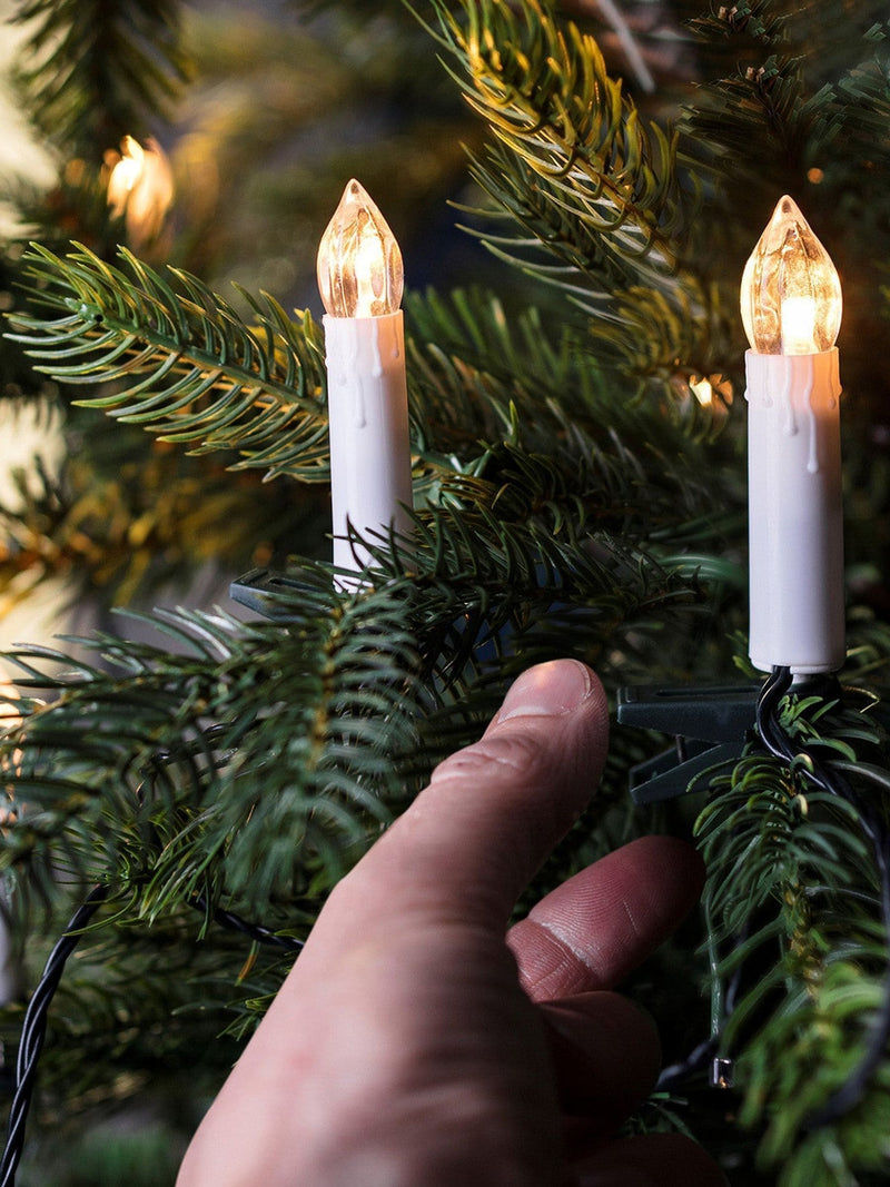 Lights4fun 20 LED Christmas tree clip-on candle lights, imported from the UK