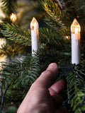 Lights4fun 20 LED Christmas tree clip-on candle lights, imported from the UK