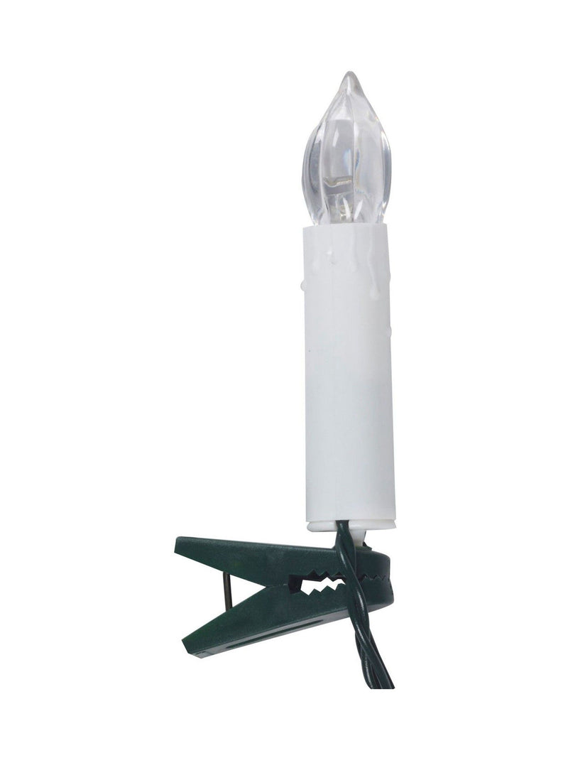 Lights4fun 20 LED Christmas tree clip-on candle lights, imported from the UK