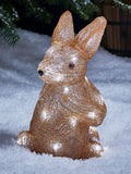 Lights4fun LED Christmas bunny figure 27cm (British brand)