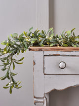 Next Lights4fun 2m Pre-Lit Mistletoe and Eucalyptus Garland- Buy online at McGrocer