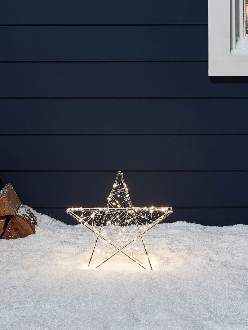 Lights4fun Christmas star light 35cm, UK version