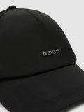 Reiss Black Emery technical baseball cap with adjustable strap (British brand)
