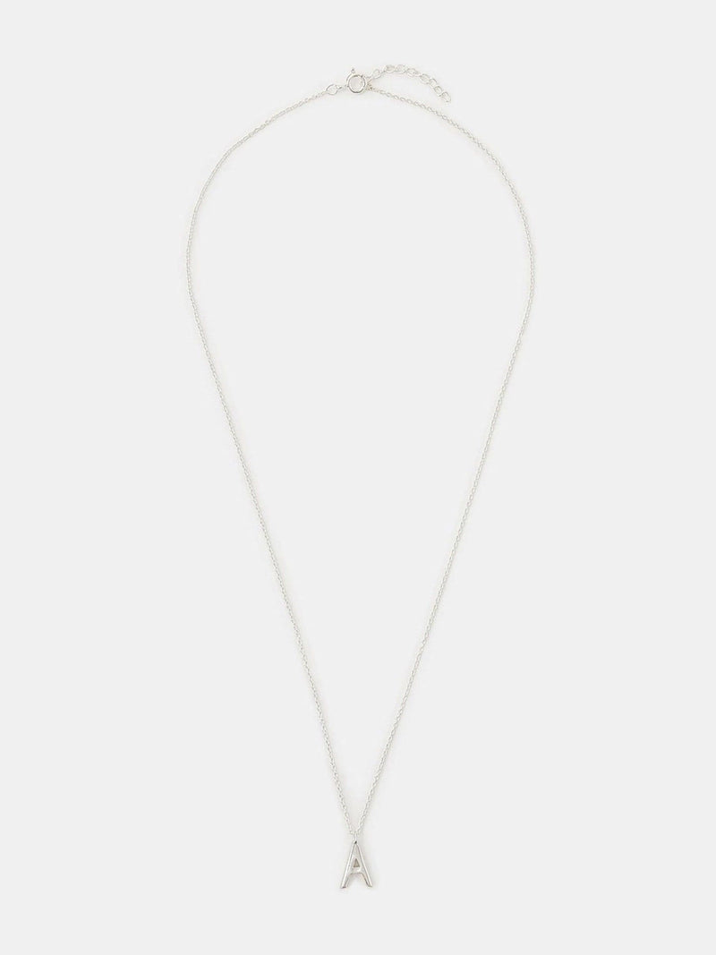Accessorize 925 sterling silver initial pendant necklace, imported from the UK