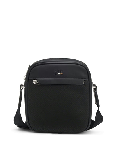 Next BOSS Black Ray Logo Cross-Body Bag- Buy online at McGrocer