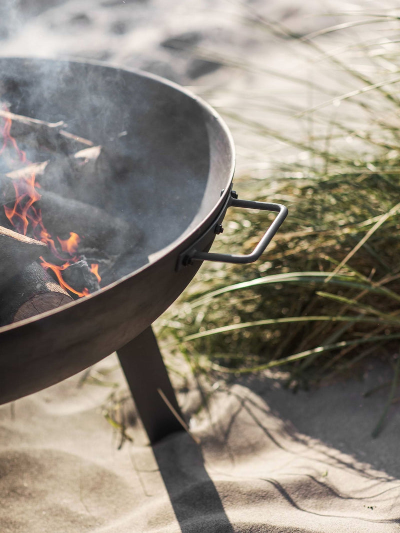 Garden Trading Grey Foscot Fire Pit 75cm, imported from the UK