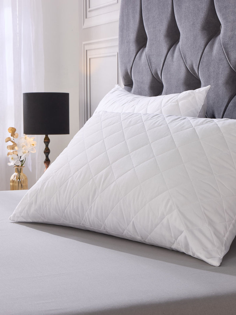 Downland quilted dream pillow pair 46x69cm, imported from the UK