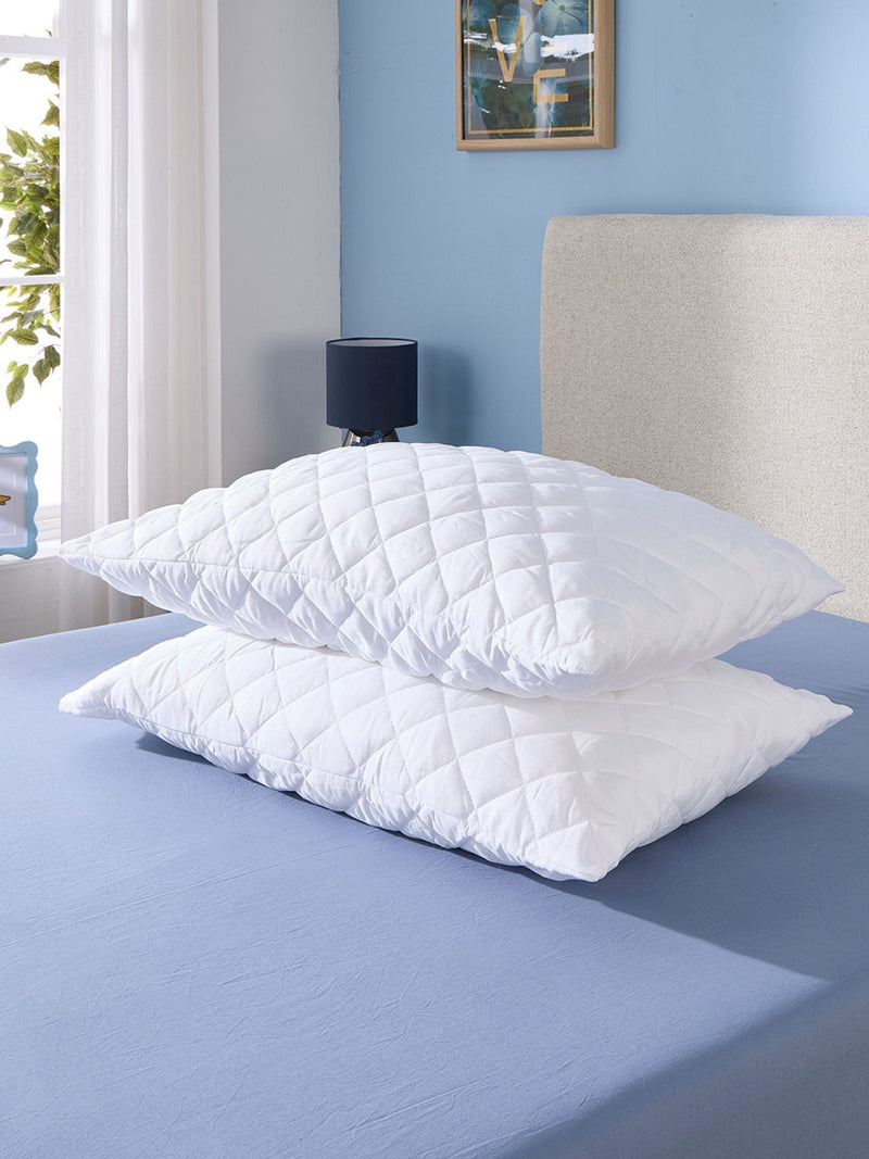 Downland Sleep Well pillow protector pair 48x74+14cm - British product