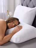 Downland orthopaedic pillow pair (British brand)
