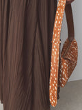 Genuine leather animal print mini shoulder bag - British product