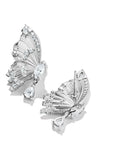 Thomas Sabo butterfly ear studs sterling silver zirconia (British brand)