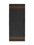 Garden Trading charcoal triple stripe doormat 55cm - British product