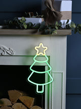Next Neon Flex Hanging Christmas Tree Decoration 19cm x 35cm- Buy online at McGrocer